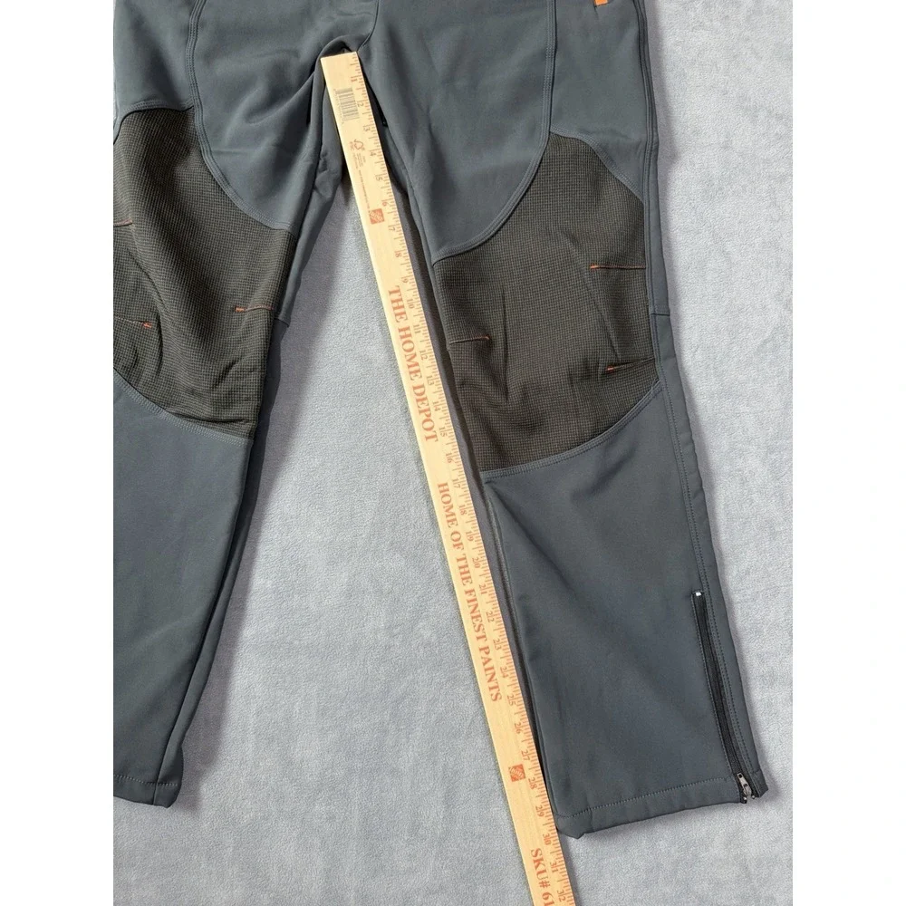 Men's Boogear Outdoor Pants Size 32x30 Gray Hiking Snow Climbing Pockets